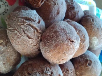 panini con cioccolata delle uova di Pasqua